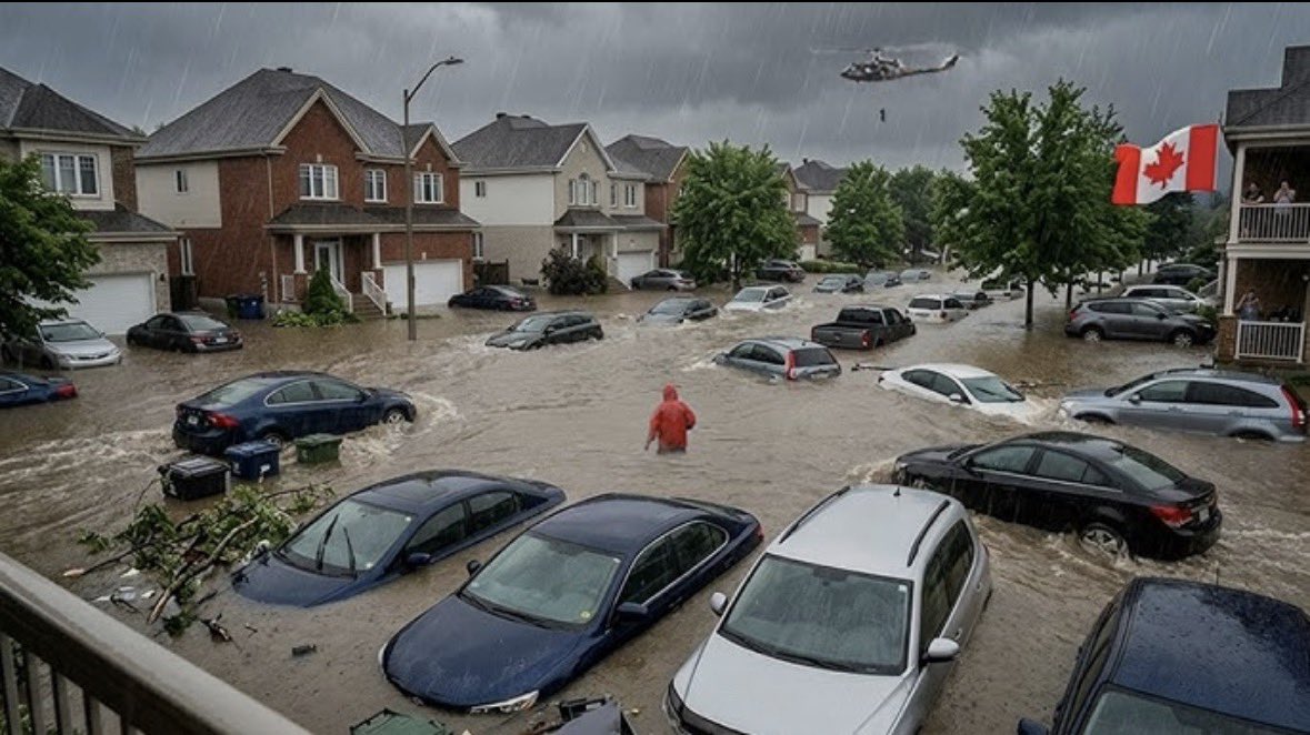 ChiefTolu's tweet photo. @Adebayoadesanya Some of you are inherently stupid. This was Montreal just some days ago. Did they also vote for a bad government? When it flooded in New York, did they also vote a bad government? Criticize a bad government if you want to but do it intelligently. https://t.co/fhrSSewUEx