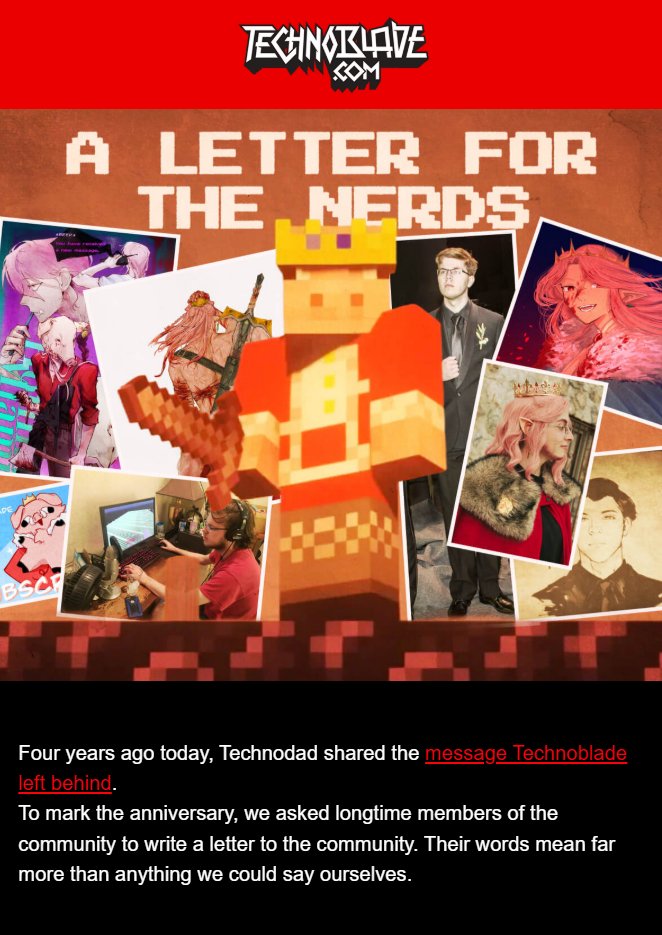 T_comma2613's tweet photo. A letter for the nerds https://t.co/CoEqxzIqEm