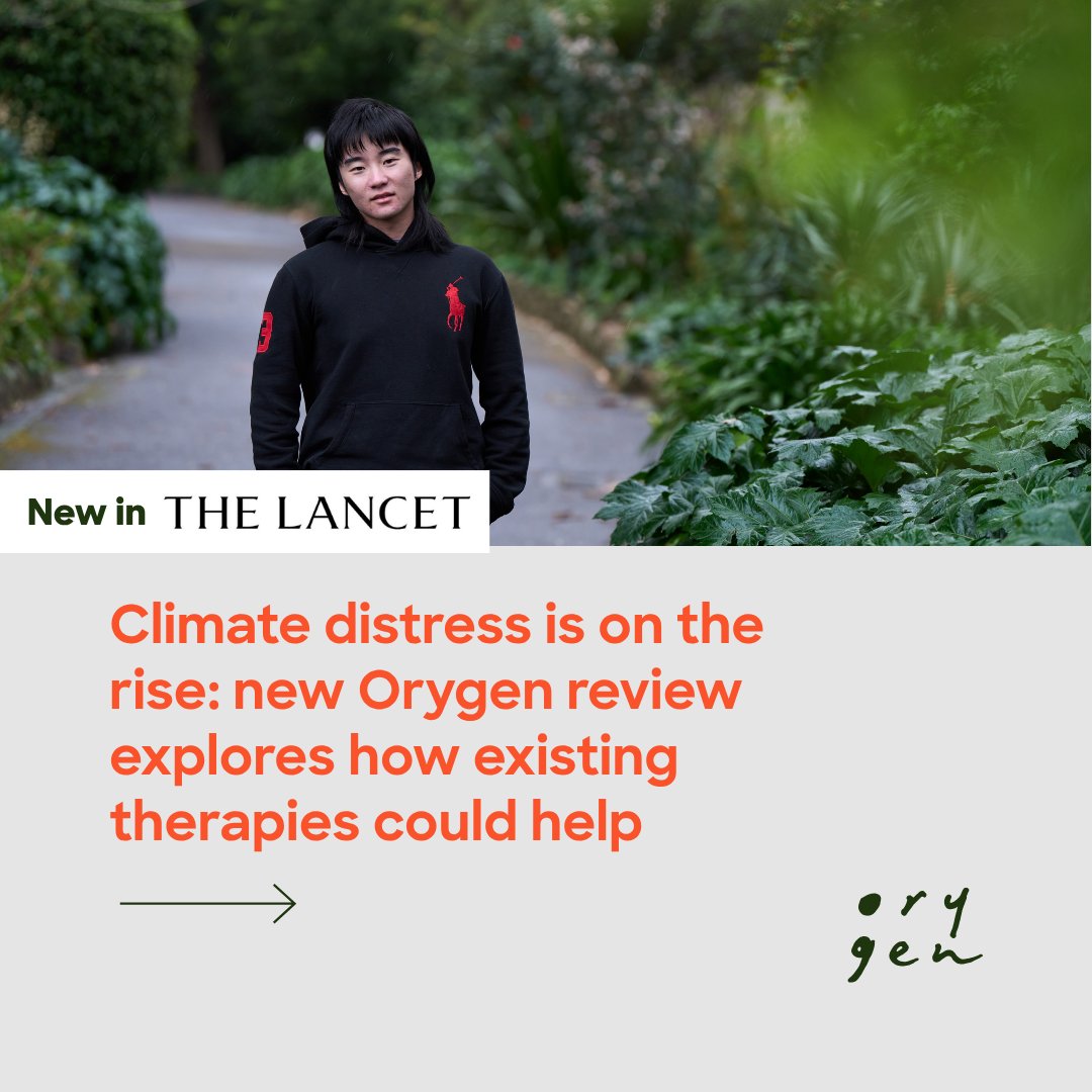 orygen_aus's tweet photo. With climate distress on the rise, could existing mental health therapies be adapted to support young people? A new global review led by Orygen has explored how different therapies could be adapted and adopted.

Learn more: https://t.co/zGywvaW7sU https://t.co/XjN8SEVW4g