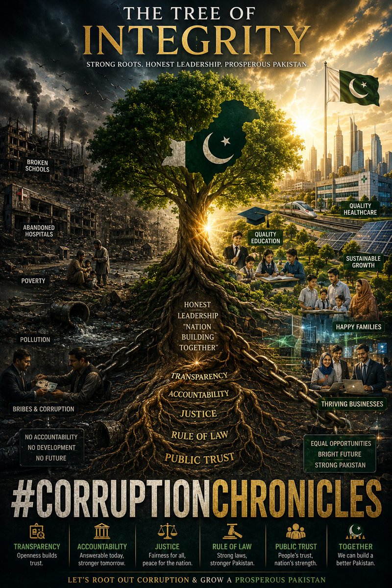 awazehyderabad's tweet photo. کرپشن وقتی فائدہ دے سکتی ہے، لیکن اس کی قیمت پوری قوم ادا کرتی ہے۔

جب انصاف بکنے لگے، تو ترقی رک جاتی ہے، اعتماد ٹوٹ جاتا ہے، اور آنے والی نسلوں کے خواب بھی متاثر ہوتے ہیں۔ ایک ایماندار اور شفاف نظام ہی مضبوط معیشت،اور خوشحال معاشرے کی بنیاد بنتا ہے۔

#CorruptionChronicles https://t.co/CtTDk9TXDo