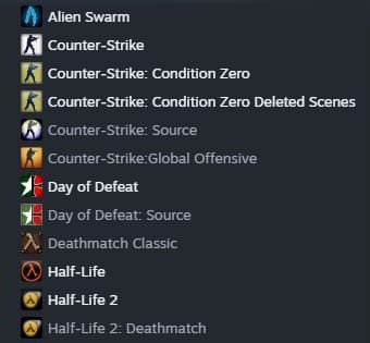 _BBY2K_'s tweet photo. La Navidad de 2025 fue lo mejor que me pasó en mucho tiempo. Logré comprar en Steam todos los clásicos de Valve y la verdad es que no me arrepiento para nada. Una compra que valió totalmente la pena. (λ)🎮 https://t.co/avCJV5UsrL