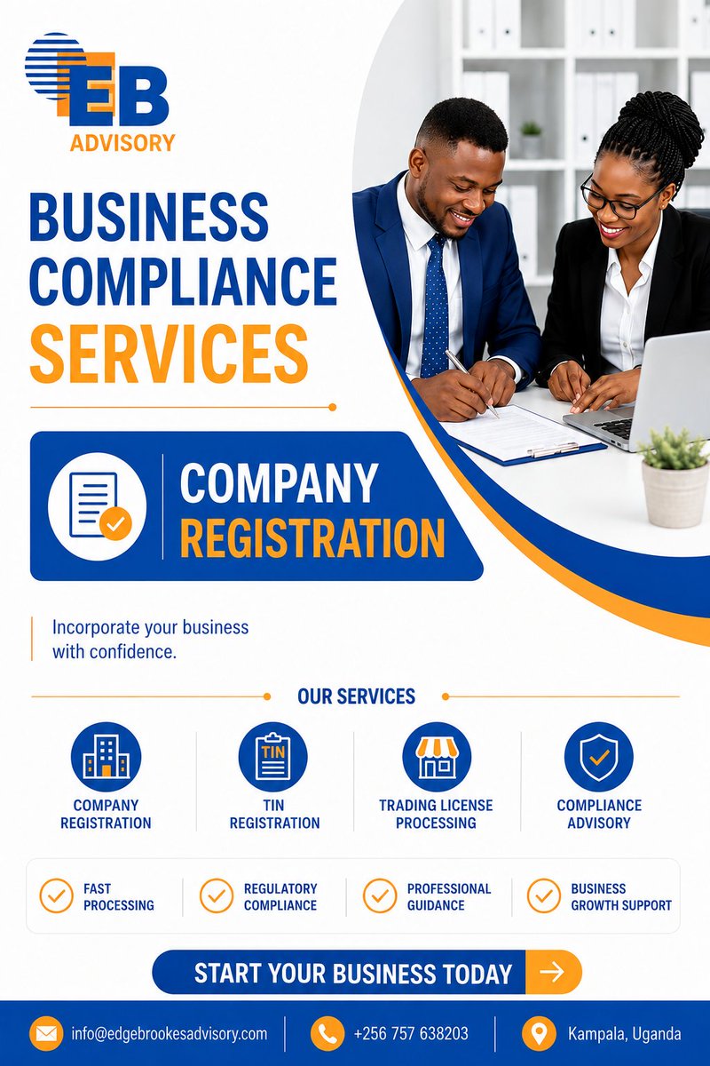 edgebadvisory's tweet photo. Start Your Business the Right Way.

Launching a business is more than obtaining a certificate-it's about building a compliant, credible, and sustainable enterprise.

At Edge-Brookes Advisory, we simplify the registration process and guide you through every regulatory requirement. https://t.co/4FKL8DzJb7