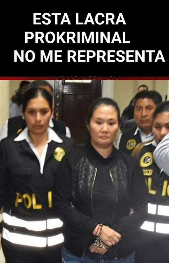 pernn5000000's tweet photo. @PresidenteKast @KeikoFujimori La delincuente hizo FRAUDE. https://t.co/1xLxte65Y4