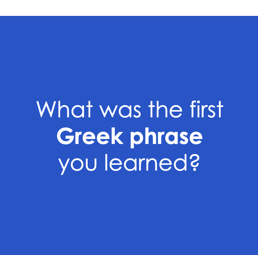 GreekPod101 tweet picture
