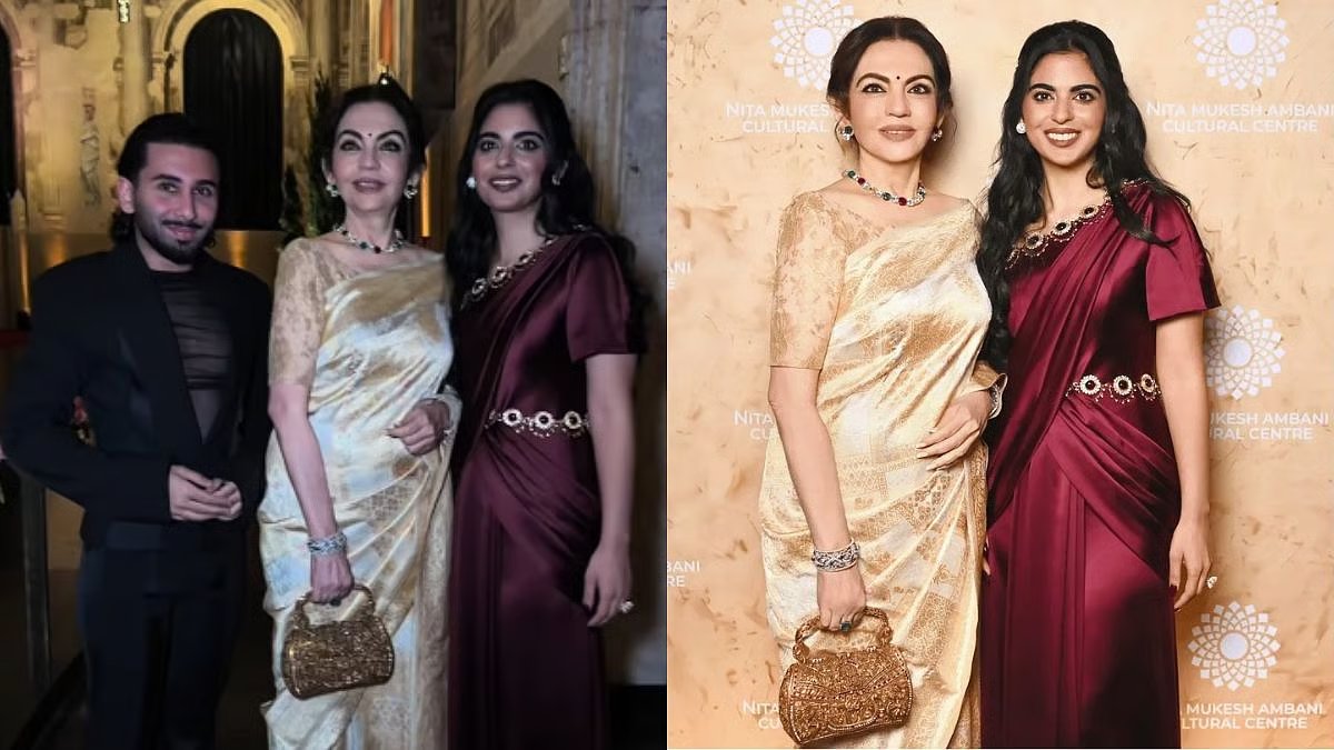 the_ambanis's tweet photo. Orry’s latest video shows the Ambanis’ ultra-luxurious Venice trip for the Biennale! From gala dinners to the prestigious India Pavilion launch, it’s peak glamour. That "Europe ka Dharavi" caption is definitely grabbing eyeballs! 🇮🇹✨ #Ambani #VeniceBiennale #Orry #NMACC #Luxury https://t.co/yhc7z3bHM4