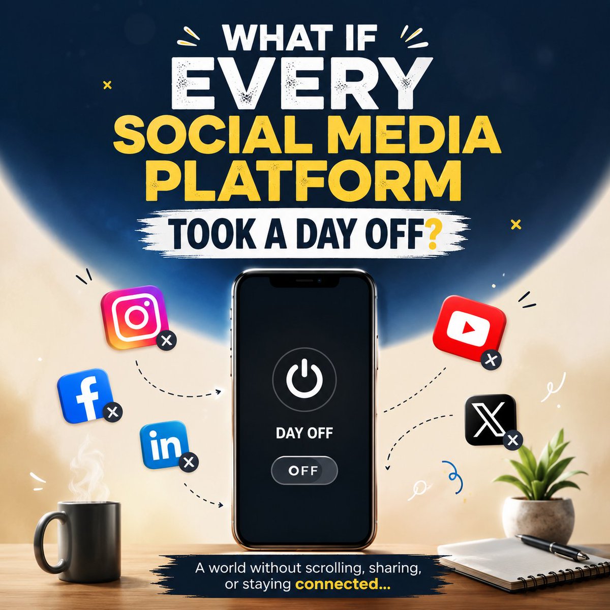 digitaltoppers's tweet photo. 🚀 What if every social media platform took a day off?

Hard to imagine, right? Social media has become an essential part of how we connect, learn, and grow.

💙 Happy #SocialMediaDay!

#DigitalMarketing #SocialMediaMarketing #ContentCreation #BusinessGrowth #DigitalToppers https://t.co/9wjS5a7BuJ