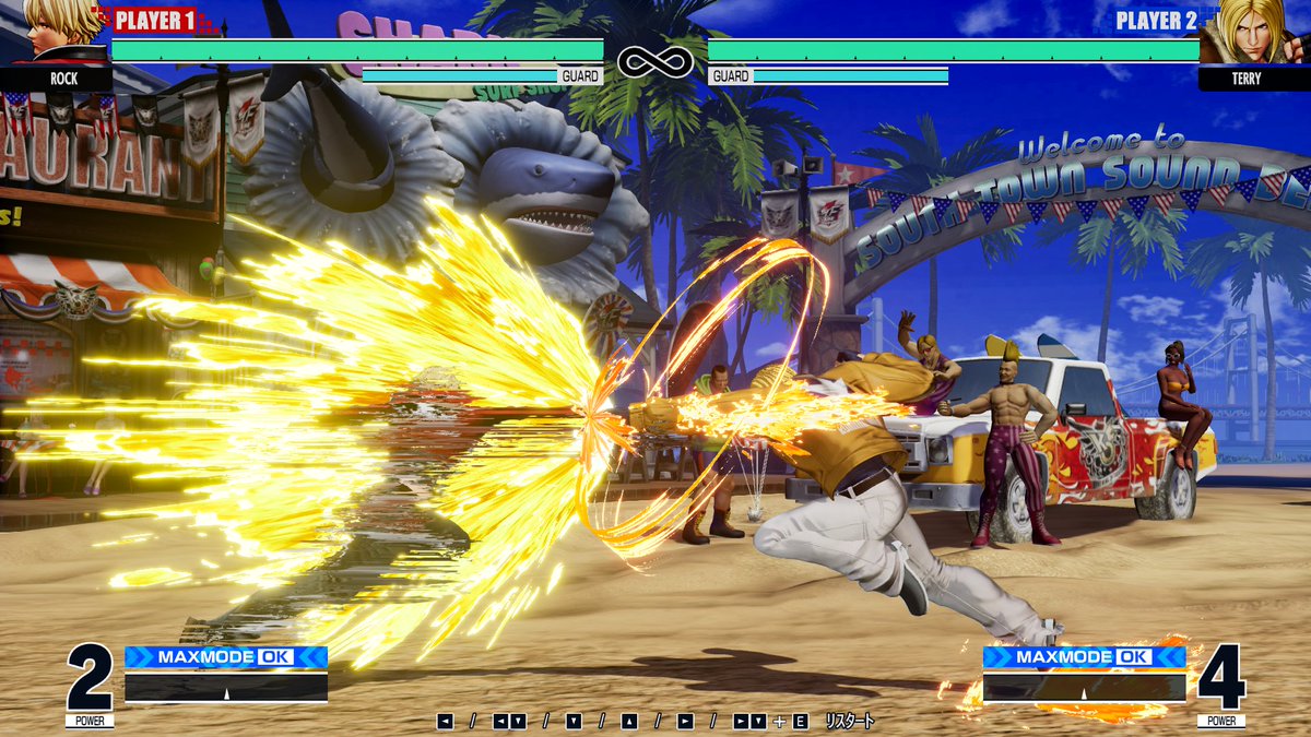 abkc94's tweet photo. 「KOFはカッコいいけど難しそう…」という方は必見！
🔹ご覧の通り1キャラからでも遊べる
🔹オンライントレモでお互いの魂キャラを発見
🔹ルムマでシングル・パーティー対戦
同じコマンド感覚で1人ずつ触れば自然と3人使えるようになります！アプデ間近の今がチャンス！ #KOF15 #KOFXV https://t.co/5ntyEciuxb