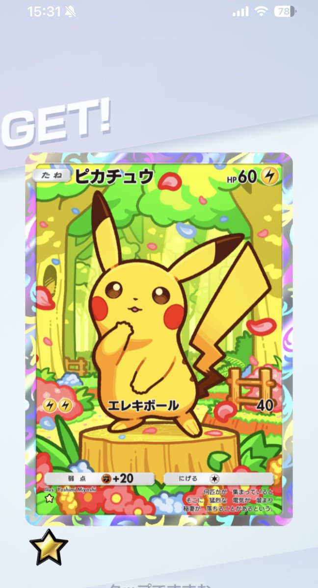 ゲットだぜ！ ピカチュウかわ！