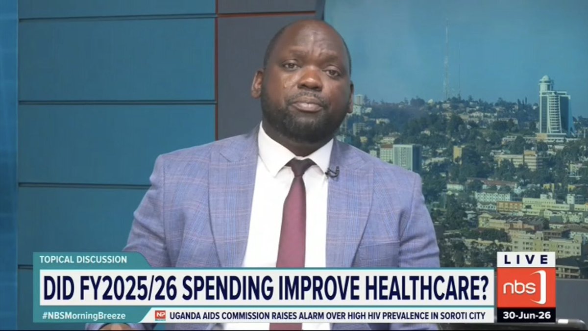 nbstv's tweet photo. Dr. Timothy Batuwa: Appreciate the work of interns. You don't have sufficient staffing levels but you are still dragging your feet on whether interns should be paid an allowance or not.

#NBSMorningBreeze #NBSUpdates https://t.co/sCKoG12sna