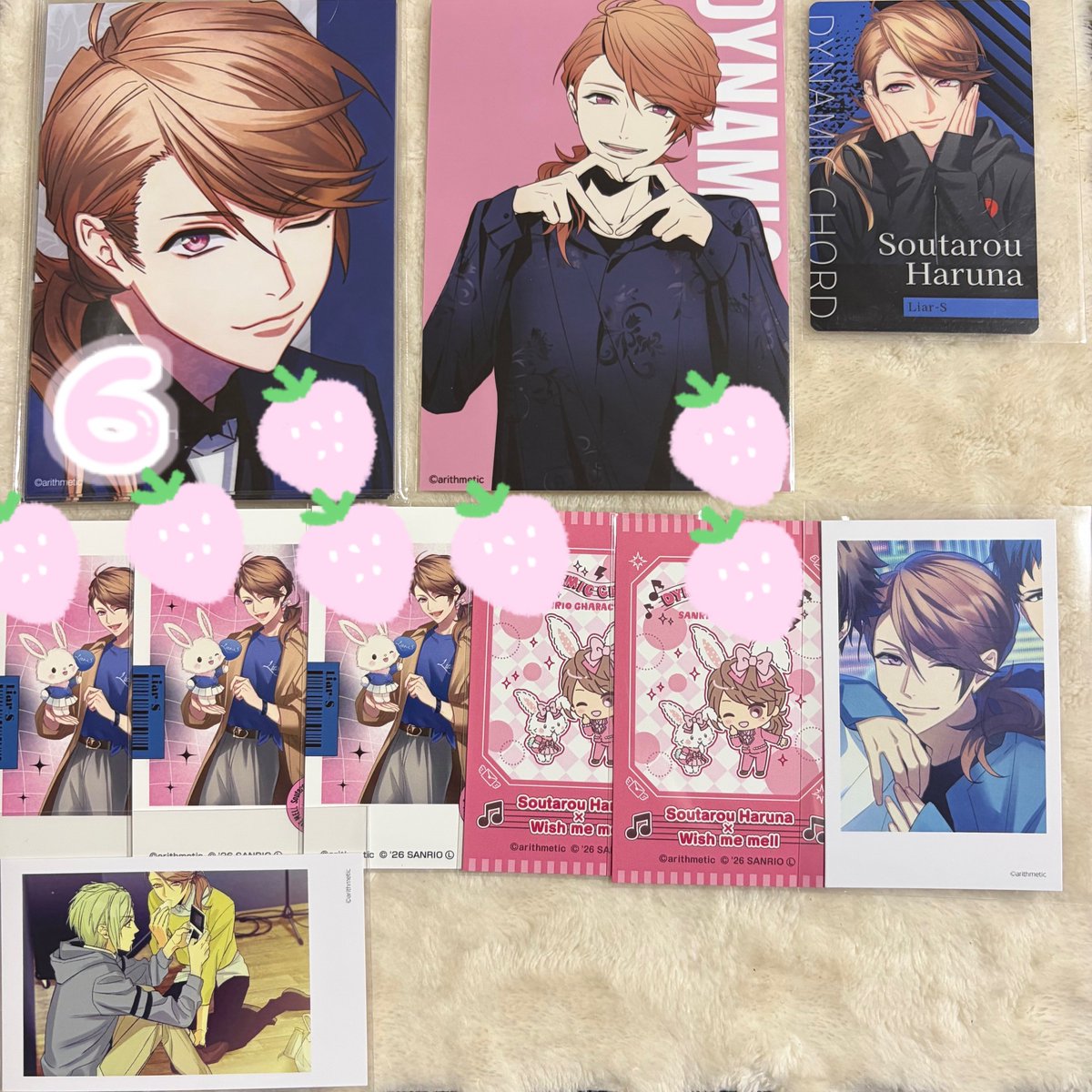 xxmrclyipnxx's tweet photo. 【譲渡 交換】DYNAMIC CHORD ダイナミックコード ダイナー

【譲】宗太郎
経年劣化あり

【求】全てまとめて¥8,000+送料185
↳内訳
ブロマイド¥200×7
フォトカ¥220×5
チェキ¥330×2
カード¥440
特典¥400×11
or
🍓同異種つむぎ要相談

譲渡は全て纏めてのみ
お安くできます☺︎

郵送
初回lit link必読🍓 https://t.co/V7xpEUXM98