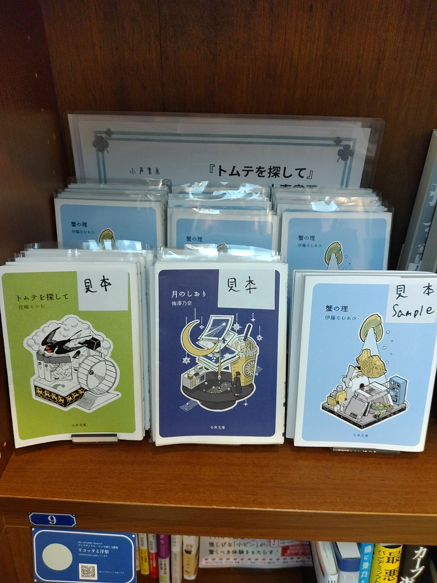 kogoeshobo's tweet photo. 神保町の共同書店「PASSAGE」さんにて、伊藤なむあひさんの『蟹の理』の発売が開始となりました✨今回もお取り扱いいただけることになり、自分の力だけでは届けることができない読者さんに本を届ける機会をあたえていただきました。たくさんの方に届きますように。よろしくお願いします♪ https://t.co/9sFsiopyNP