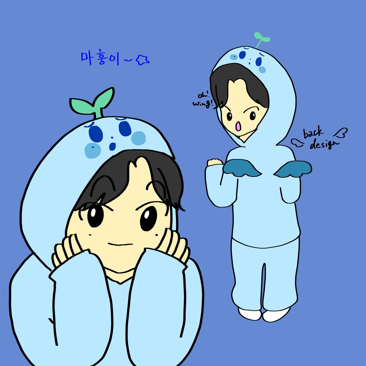 onyour_markren_'s tweet photo. Back views💙💛
 #맠런 #markren  #마크  #mark  #런쥔 #renjun https://t.co/9qtpPhmmvf