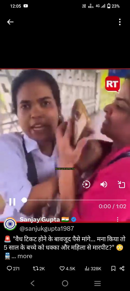 MRBABAStud43399's tweet photo. @RailwaySeva @RailMinIndia saaf pata lag raha hai ki aaj kal tc ko payment kam diya ja raha tabhi tc maar pit karte hai railway band karo or bus try karo sab @redbus https://t.co/pAIOT2D9Gt