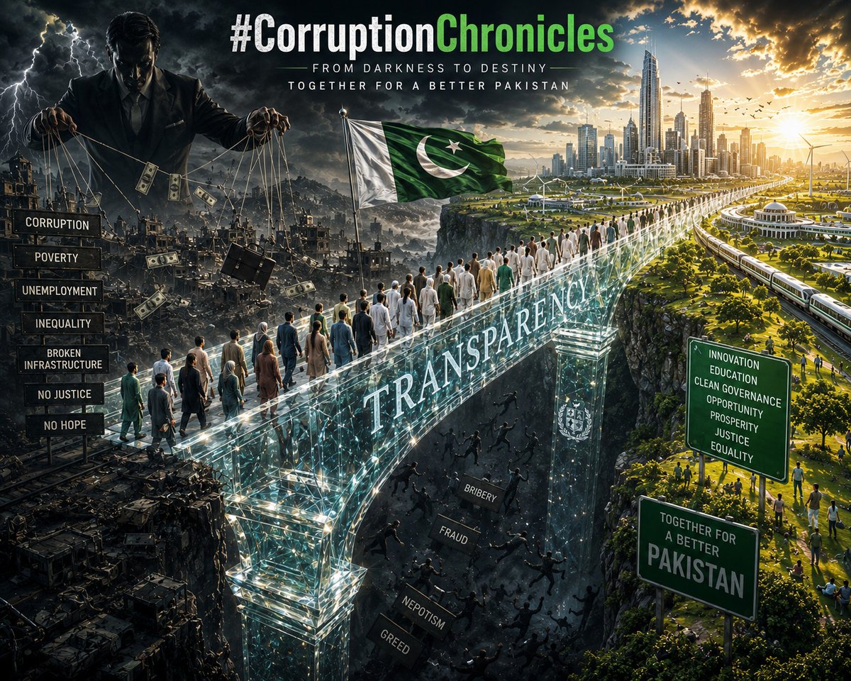 Awaz_e_Badin's tweet photo. شفافیت اعتماد پیدا کرتی ہے، احتساب انصاف کو مضبوط کرتا ہے، اور انصاف ایک خوشحال پاکستان کی بنیاد بنتا ہے۔
#CorruptionChronicles https://t.co/0Bi854Nwt2