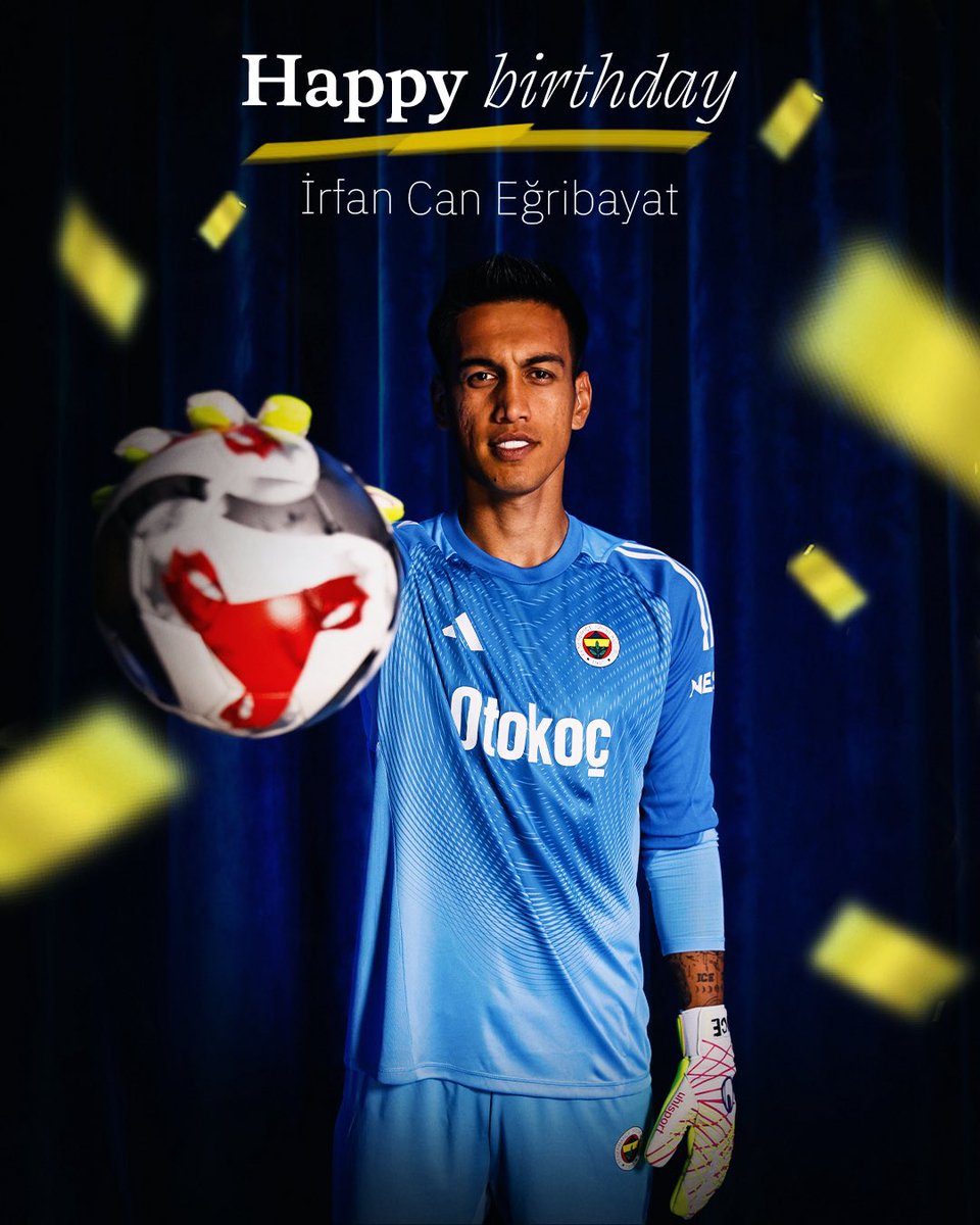 Fenerbahce's tweet photo. Bugün futbolcumuz İrfan Can Eğribayat’ın doğum günü. Mutlu yıllar İrfan Can! 🎂 https://t.co/9S4mrO3MCf
