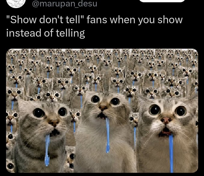 Zlynnt's tweet photo. The vast majority of MMORPG players be like. https://t.co/9SW2uM544z
