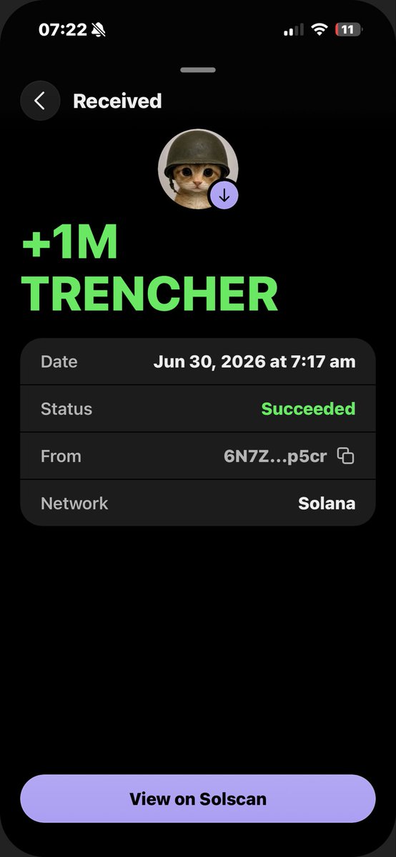 CRYPTO_PAIN's tweet photo. @GordonGekko Just got airdropped $trenchers https://t.co/n7WS1OfWKf