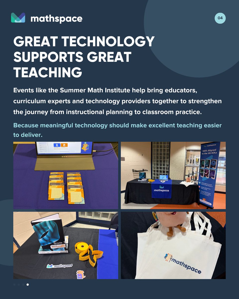 mathspace's tweet photo. Mathspace recently joined Virginia educators at the Summer Math Institute at Lafayette High School.

#MathEducation #EdTech #Mathspace https://t.co/Ul4NiCOXdq