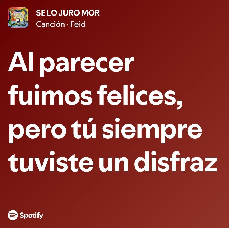 iTXVXS's tweet photo. sin comentarios, solo hay que escuchar "se lo juro mor" https://t.co/MepugQXpRS