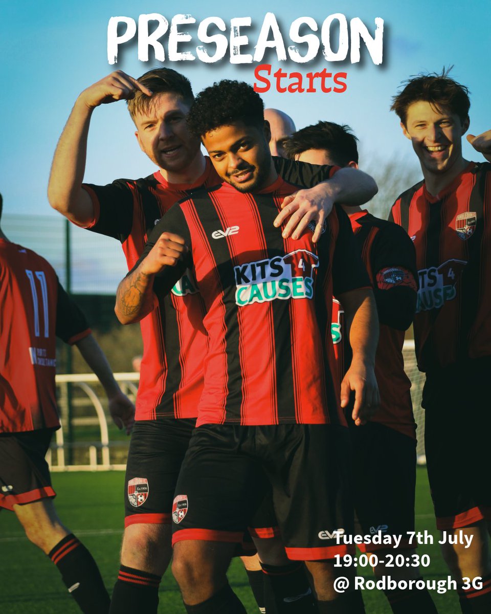 HambledonFC's tweet photo. Countdown to Preseason start for our Saturday sides.

⏳ Just one weeks to go.................

Tuesday 7th July @ Rodborough 3G Milford 7pm start

Fancy Becomming a Don

Open session, please get in contact to come down.

🔴⚫️ COYDS 🔴⚫️ https://t.co/1kQhJcXd1l