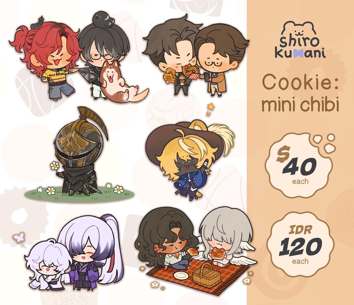 shirokumani's tweet photo. [RT ❤️] I'm accepting requests for mini chibis c0mmission!

✅ VGEN
✅ commission/gg
✅ email

details on my bio! https://t.co/eLyjHNxjC0