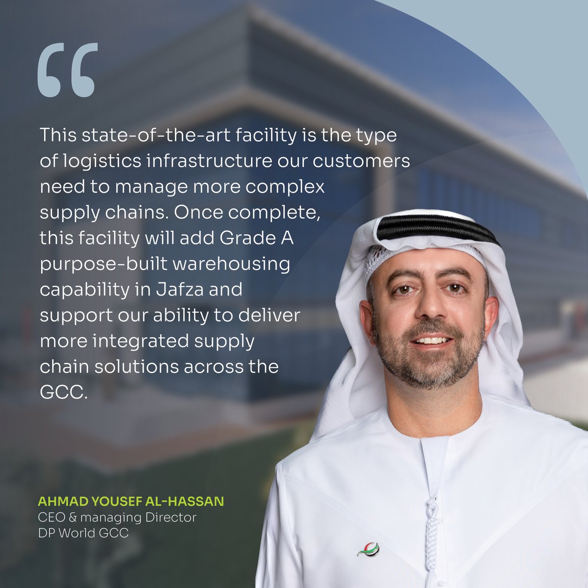 Arcapita's tweet photo. Arcapita's real estate development platform, @LintaraProp and @DPWorldUAE have officially broken ground on a new 20,000 sqm build-to-suit logistics centre in @jafzadubai.

The Grade A facility will strengthen regional supply chain capabilities through purpose-built logistics infrastructure, featuring temperature-controlled storage, dedicated dangerous goods storage, and modern warehousing specifications designed to meet evolving customer requirements.

The project reflects Arcapita's continued investment in high-quality, tenant-led industrial real estate across key regional logistics hubs, with Lintara Properties leading the development and delivery of institutional-grade logistics assets across the GCC.
