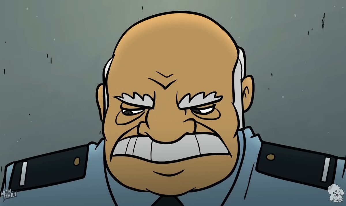 BorderlineBeast's tweet photo. Police chief from new metal family episode https://t.co/5szoAMYngD