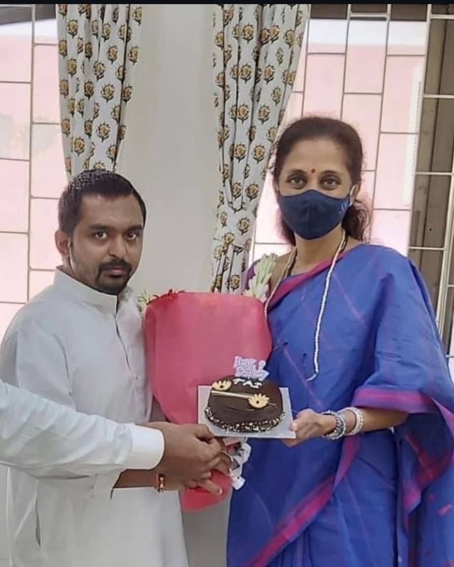 nikulofficial's tweet photo. Heartfelt birthday wishes to Mrs. Supriya Tai Sule, Member of Parliament from Baramati Lok Sabha Constituency! Wishing you excellent health and a long life.

⁦@supriya_sule⁩ https://t.co/XkzCsLnP5q