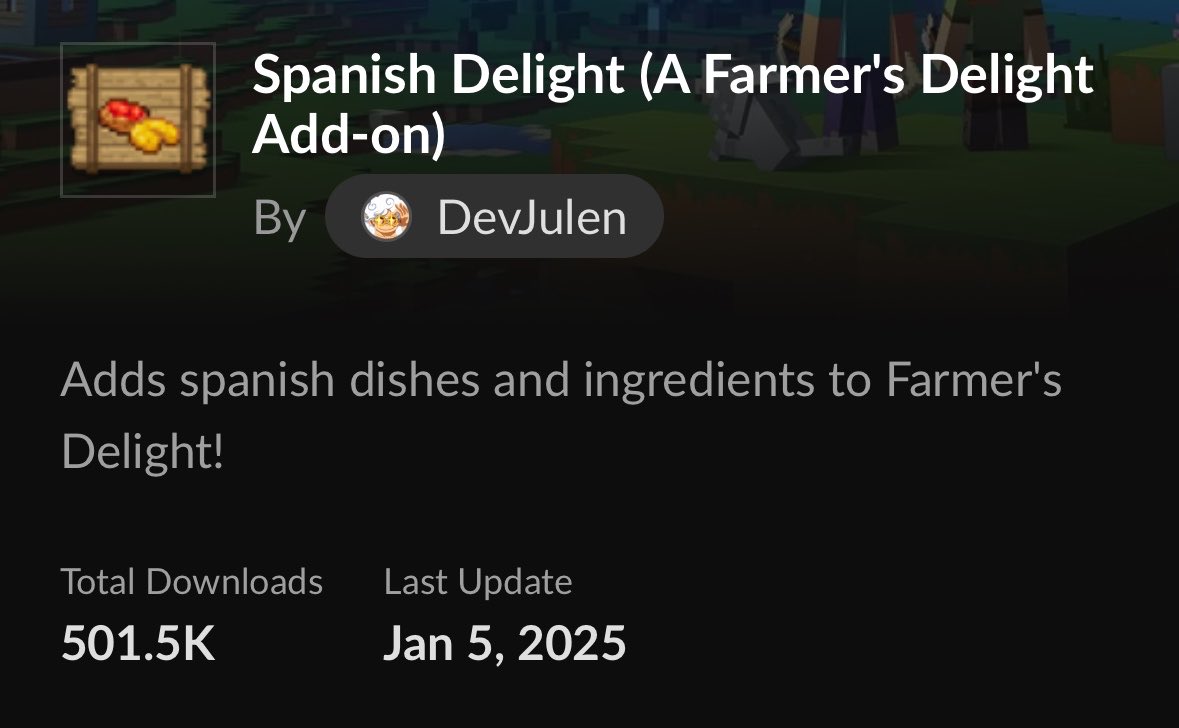 DevJulen's tweet photo. Spanish Delight just surpassed half a million downloads!!! https://t.co/0pZev97SuH