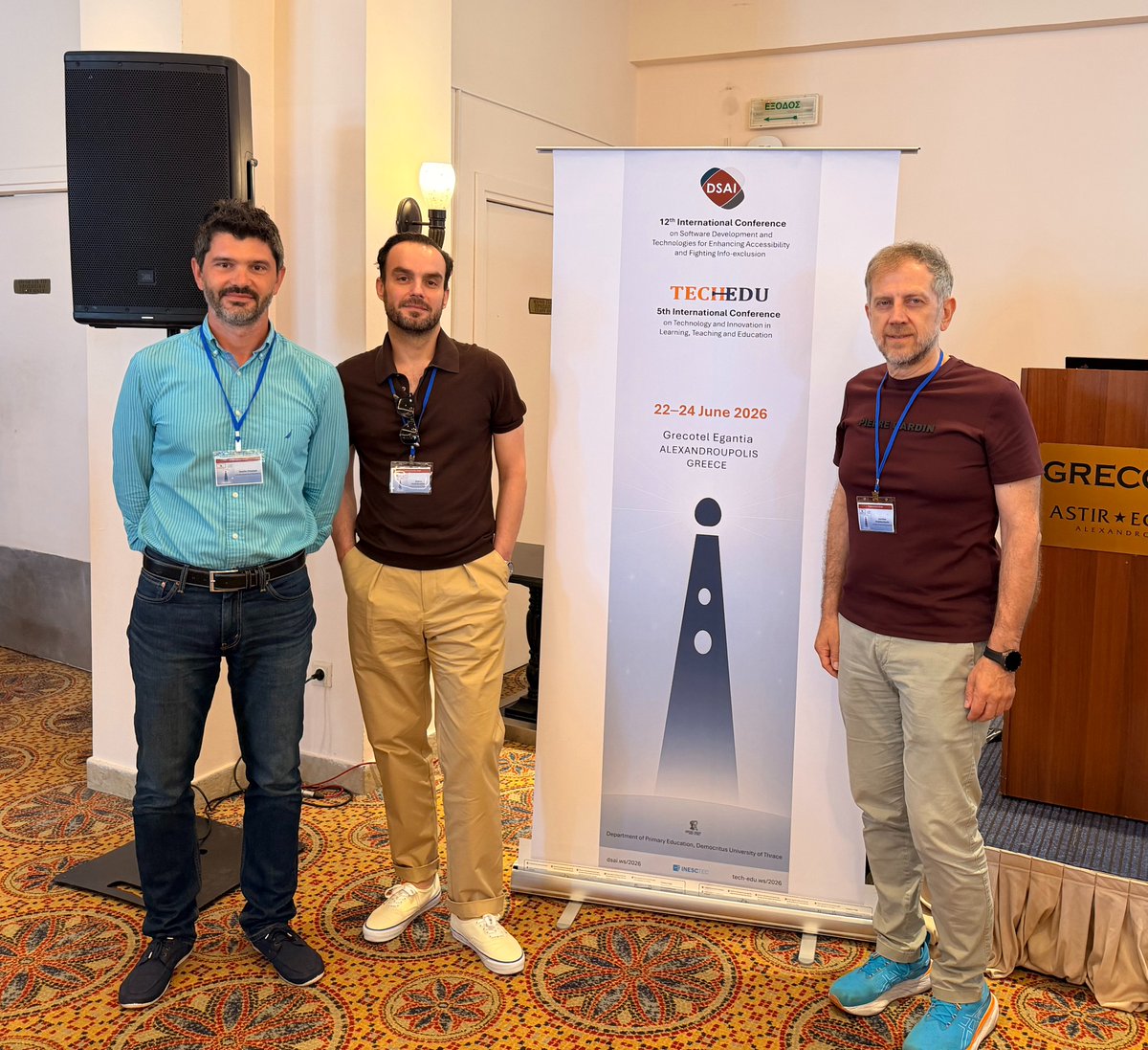 iprolepsis's tweet photo. Another @iprolepsis highlight from #DSAI2026:
Prof. Leontios Hadjileontiadis presented tri-project insights from @iprolepsis, @aiprognosis and REBECCA on multimodal digital phenotyping.
#DigitalBiomarkers #AIinHealth https://t.co/M2wFS9WSvf