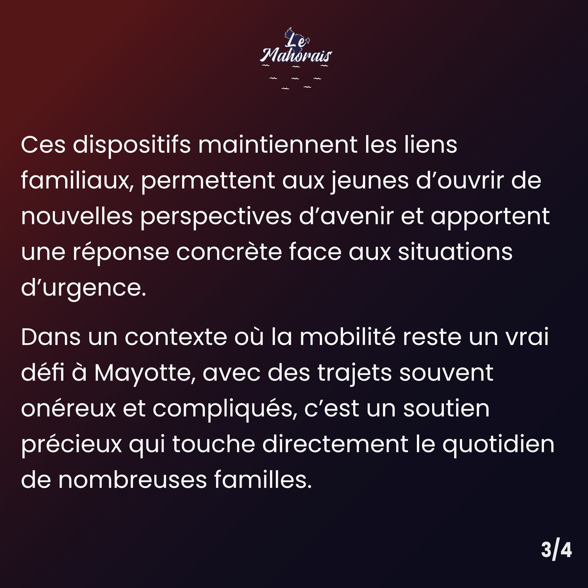 Le___Mahorais's tweet photo. Plus de 8 000 Mahorais ont bénéficié des aides LADOM en 2025 pour leurs déplacements. Études, famille, formation… Dans un contexte où tout coûte cher, ces dispositifs font vraiment la différence.
https://t.co/kTyow3ke5Z
#Mobilité #LADOM #Mayotte https://t.co/sk4GHdLZ6j