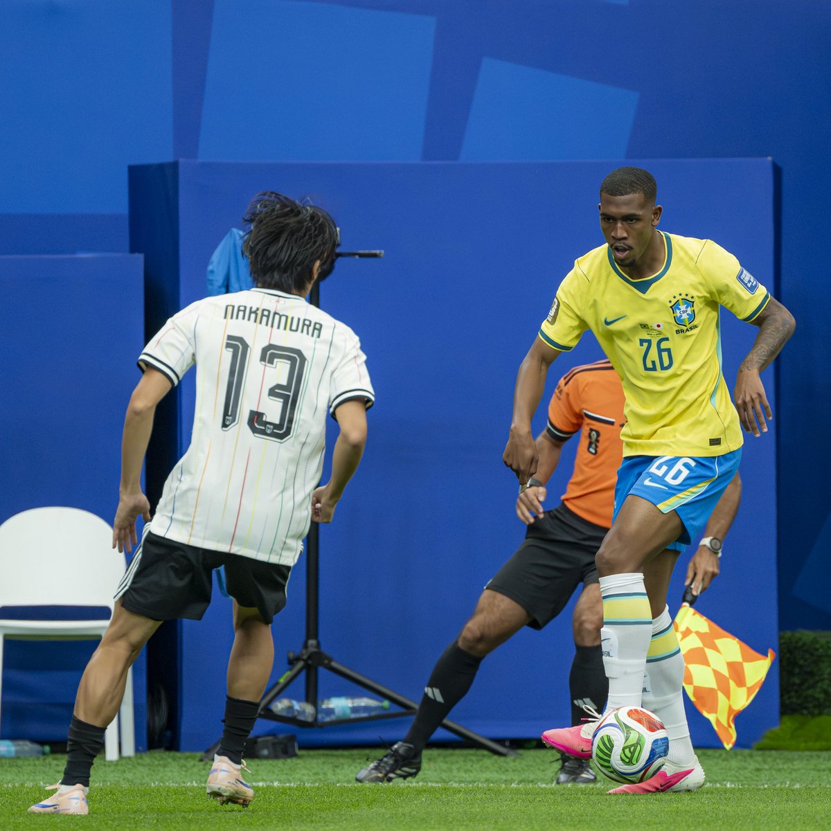 Hamooood_33's tweet photo. 🏆| 2026 FIFA World Cup 🤩
🚩| Brazil 🆚 Japan ⚽
🏟️| NRG Stadium 📍
#Japan #FIFAWorldCup #WorldCup2026 #USA #brazil https://t.co/MpFOi4T0IS
