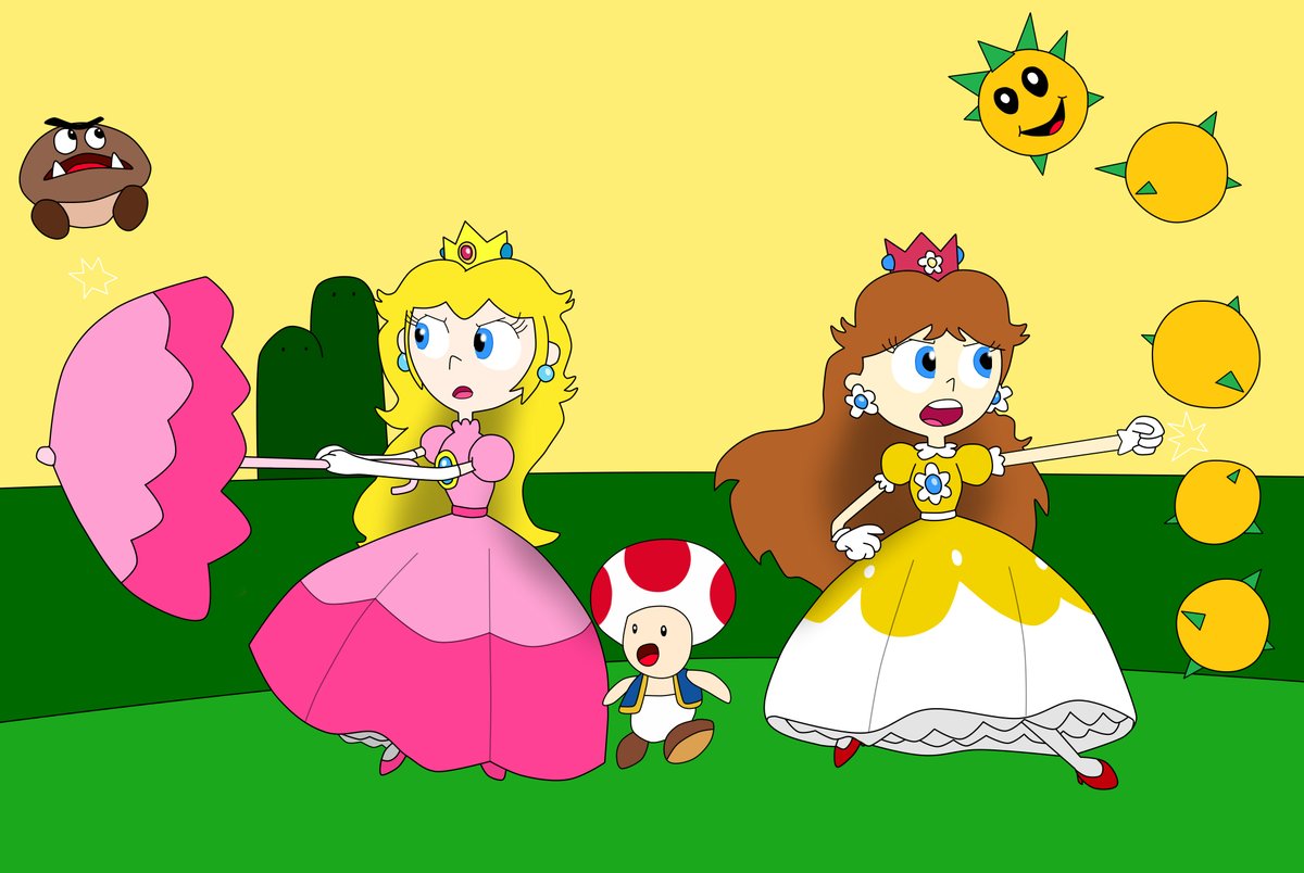 StartyCorn88's tweet photo. My fanart of Peach and Daisy fighint like Street of Rage. The Japanese version of SOR3 was better than the American version. The Classic looks RULE and not the nowadays looks like garbage and dfdon't make the real ones. https://t.co/HCkAPsmV2z