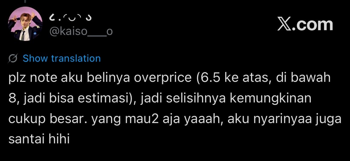 kaiso___o's tweet photo. mencoba lagiii... 
wtt / want to trade nct jnjm jeno jaemin in jakarta fanmeeting

have: 1 tix - duality package - day 2 - qn 3**
want: 1 tix - cat 3 * / cat 2 - day 2

selisih harga bisa diomongin di dm karena aku belinya overprice, bisa trade &amp; cod di dalem venue https://t.co/1GGyqnJPj1