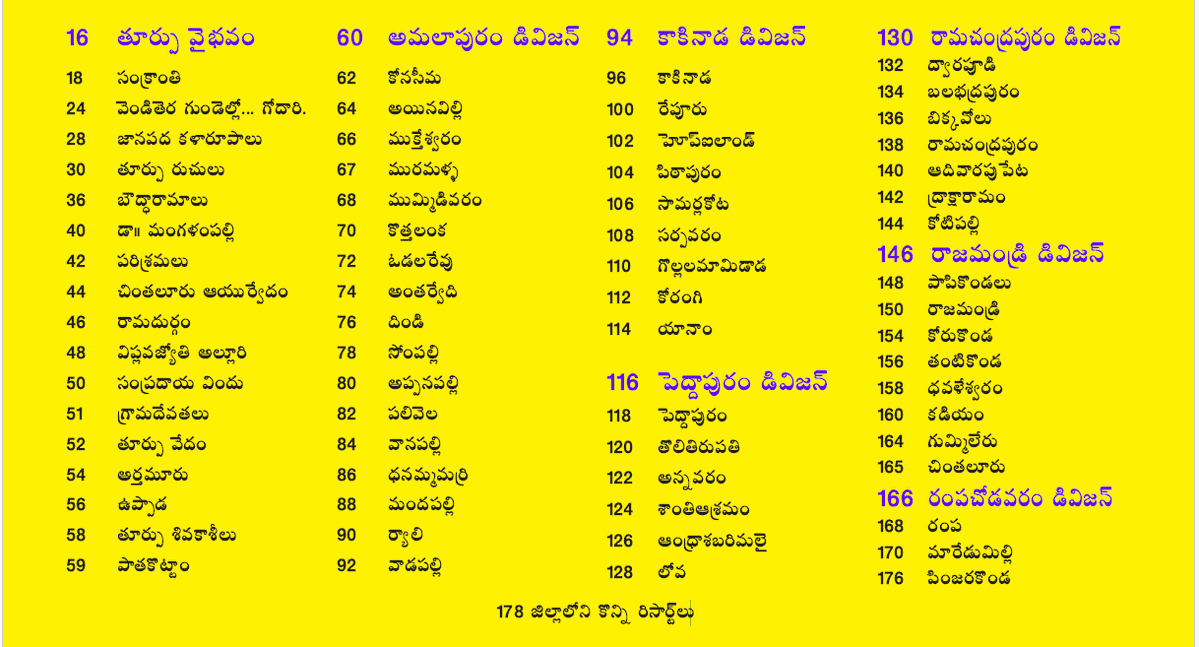 Phanee555's tweet photo. This is the identity of just East Godavari, idiot. https://t.co/9npLWF84qb