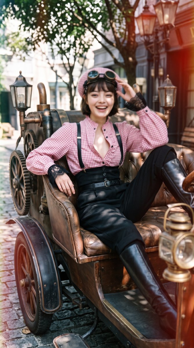 AI様 Steampunk technology is very advanced!
