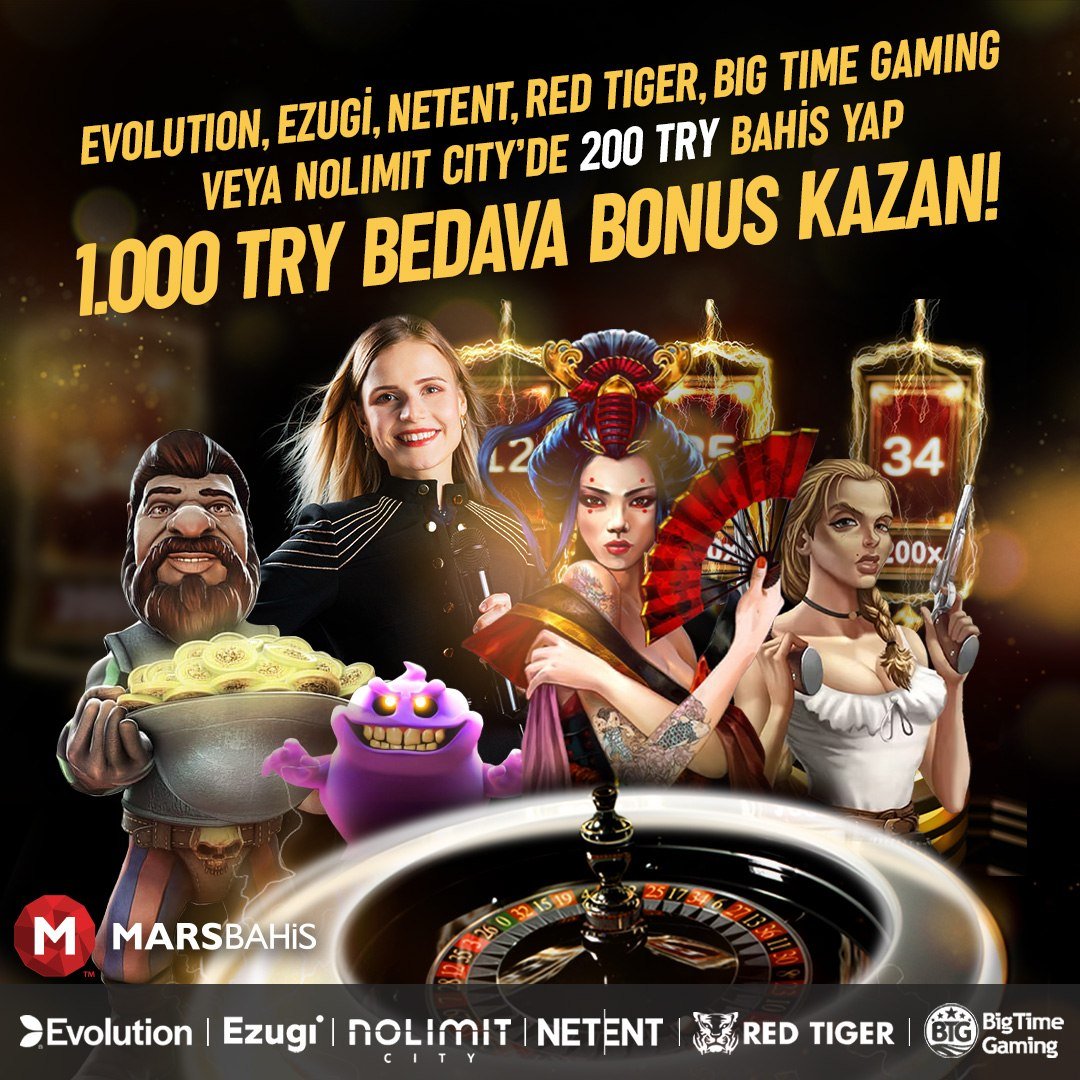 haticekva1's tweet photo. 1.000 TRY Bedava Bonus ister misiniz?

Evolution, Ezugi, Netent, Red Tiger, Big Time Gaming veya NoLimit City sağlayıcılarında 200 TRY bahis yapın bonus@marsbahis.com adresine mail atın 1.000 TRY BEDAVA bonus sizin olsun!

#MARSBAHİS demek BANKA demek!  https://t.co/WsZycmrS3R https://t.co/4i2UGX23R3