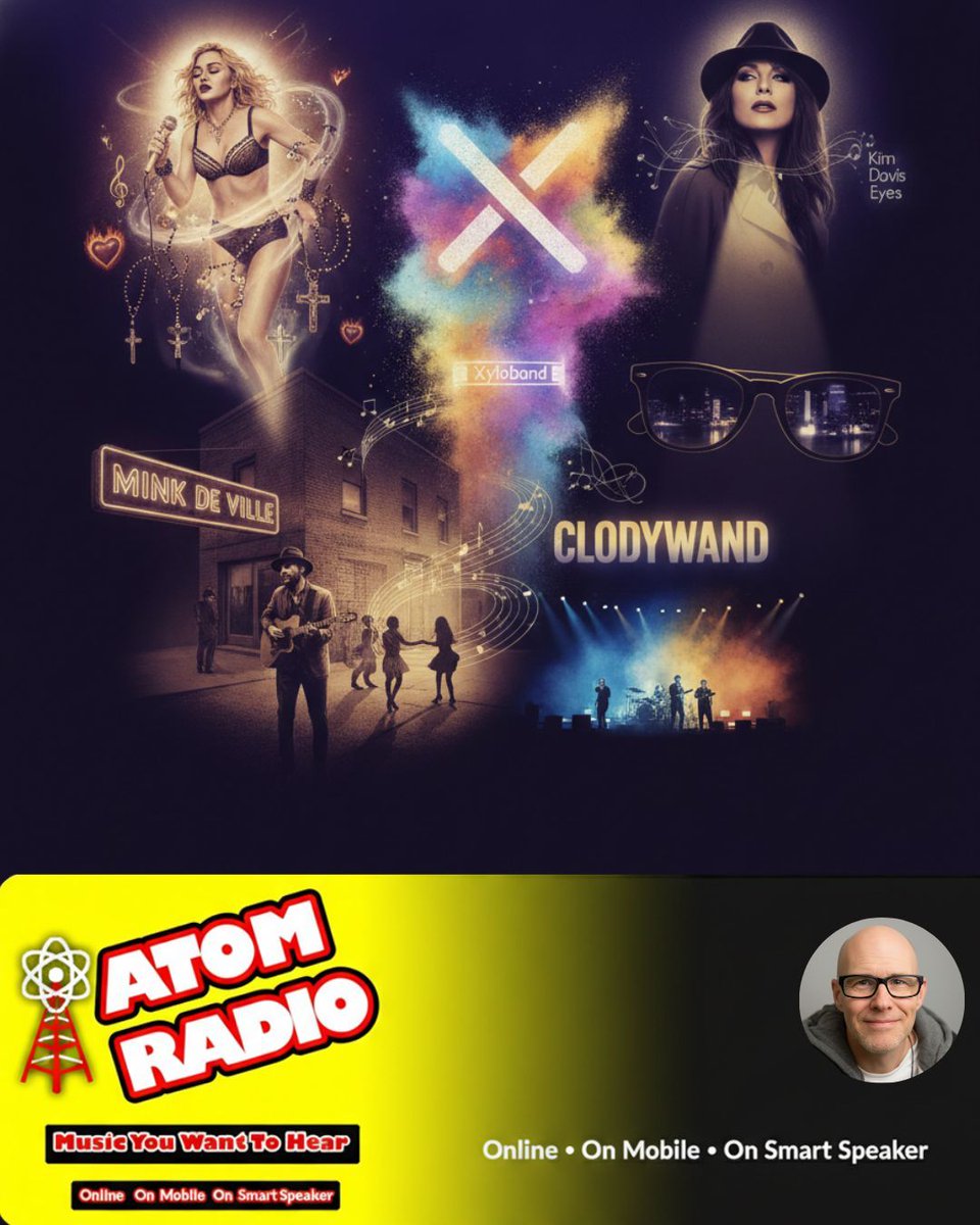 UkAtomRadio's tweet photo. School Run Anthems are on ๐๐ถ
Madonna ๐
Mink DeVille โจ
Coldplay ๐
Kim Carnes ๐ฅ
Tuesday drive vibes sorted with @markdenholm.
๐ฑ Free Atom Radio app
๐ง https://t.co/9ojZebOkJm
#SchoolRun #Anthems #Madonna #Coldplay #InternetRadio https://t.co/vnxj58MxrI