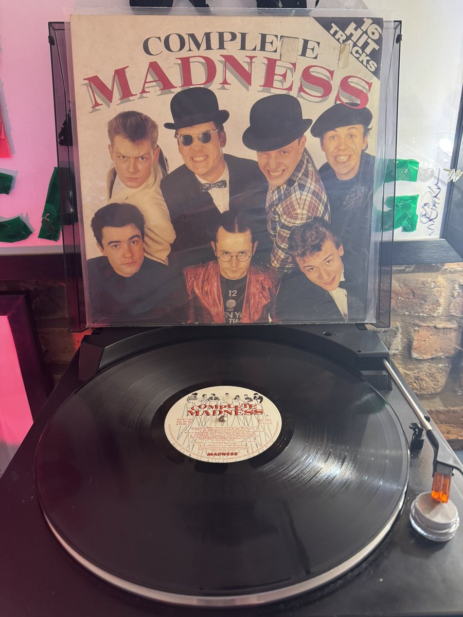 lee0969's tweet photo. On this day in 1982 No 3 UK Album Chart Madness “Complete Madness” IMHO this album is definitive proof that Madness are a National Treasure. An almost impossible choice but I’ll choose “Baggy Trousers” how about you? #1980s #Madness @jillwebb2005 @nikidoog @Carolyn_on_x  @FatOldAnarchist @brunstead @SkaManD14