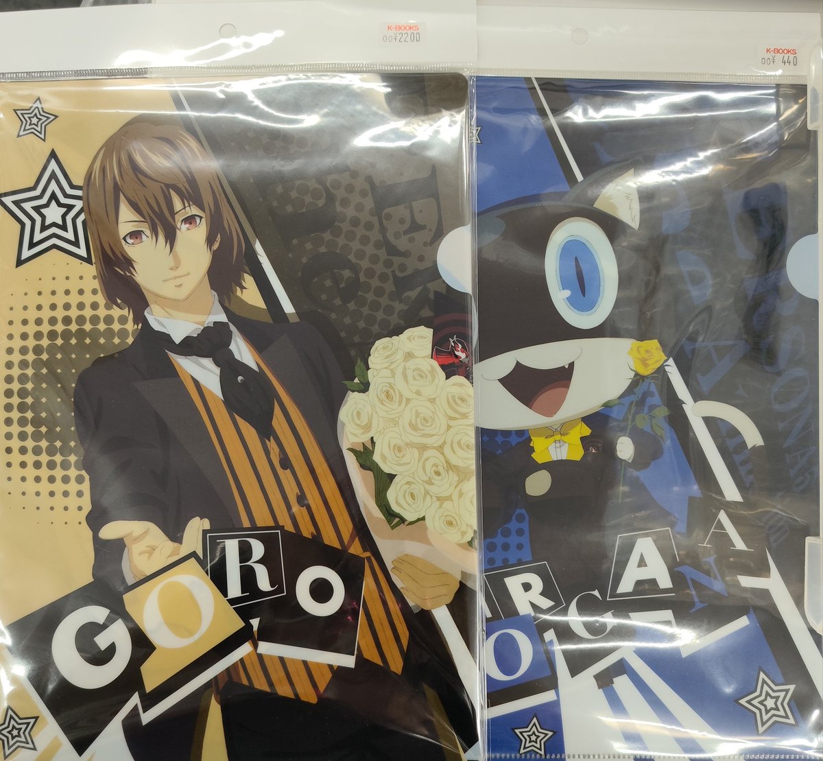入荷情報】 『ペルソナ』 クリアファイル 明智吾郎 モルガナ アニメ
