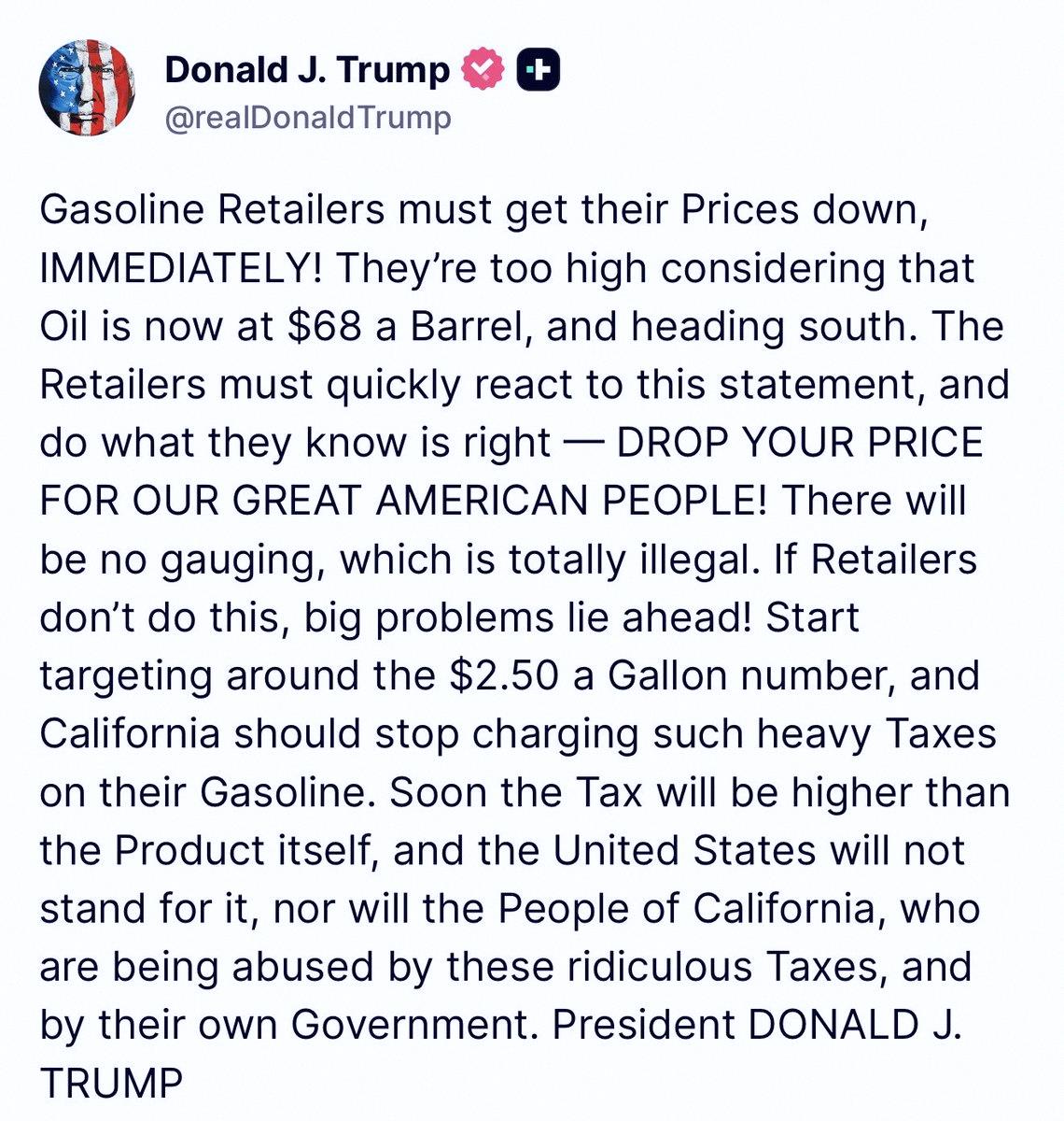 teeeeeemun's tweet photo. アメリカでガソリンスタンドを経営してるなら、大統領がガソリン代を下げてほしいって言ってるよ〜⛽️ https://t.co/OqBUe734kF
