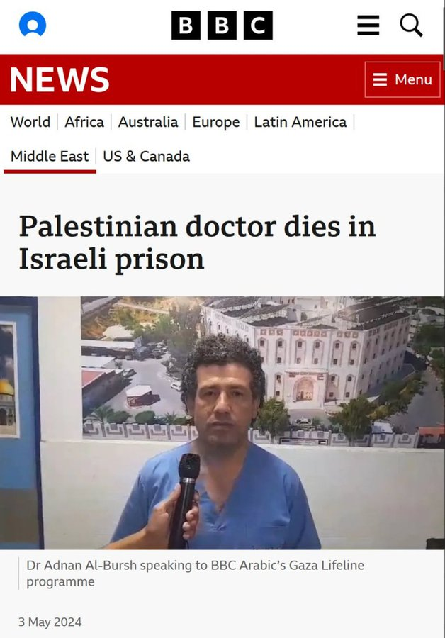 DollidarityArmy's tweet photo. "Dies".
Fuck off, BBC. He was basically raped to death by the IDF.
You framed the Golder's Green ambulances like it was the fucking holocaust.
Get off your fucking knees and take that stupid little hat off, wall-kissers. https://t.co/HLH4CW5CIr