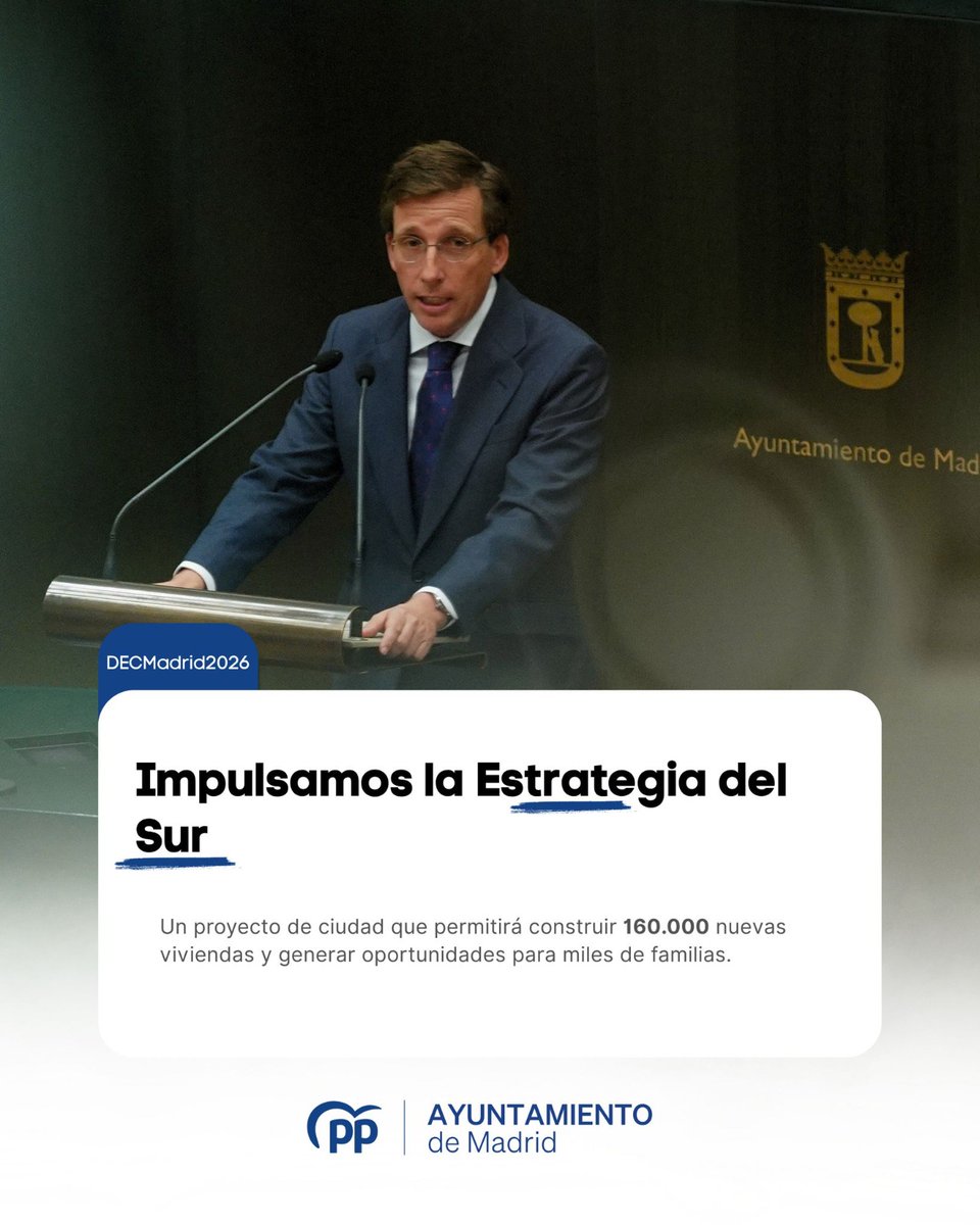 PP_Villaverde's tweet photo. El compromiso se demuestra con hechos. Más del 98 % del programa electoral ya está cumplido o en ejecución, mientras avanzamos con la Estrategia del Sur para seguir transformando distritos como #Villaverde y mejorar la vida de nuestros vecinos. 💙 https://t.co/bsu3gV5I1g