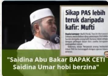 jaksrmd's tweet photo. @bumilangit PAS bukan setakat di panggil pelacur politik. Bahkan  dapat panggilan penunggang agama, penghina sahabat² Nabi &amp; paling menyedihkan di panggil kaki fitnah. https://t.co/dhEoEDZKgT