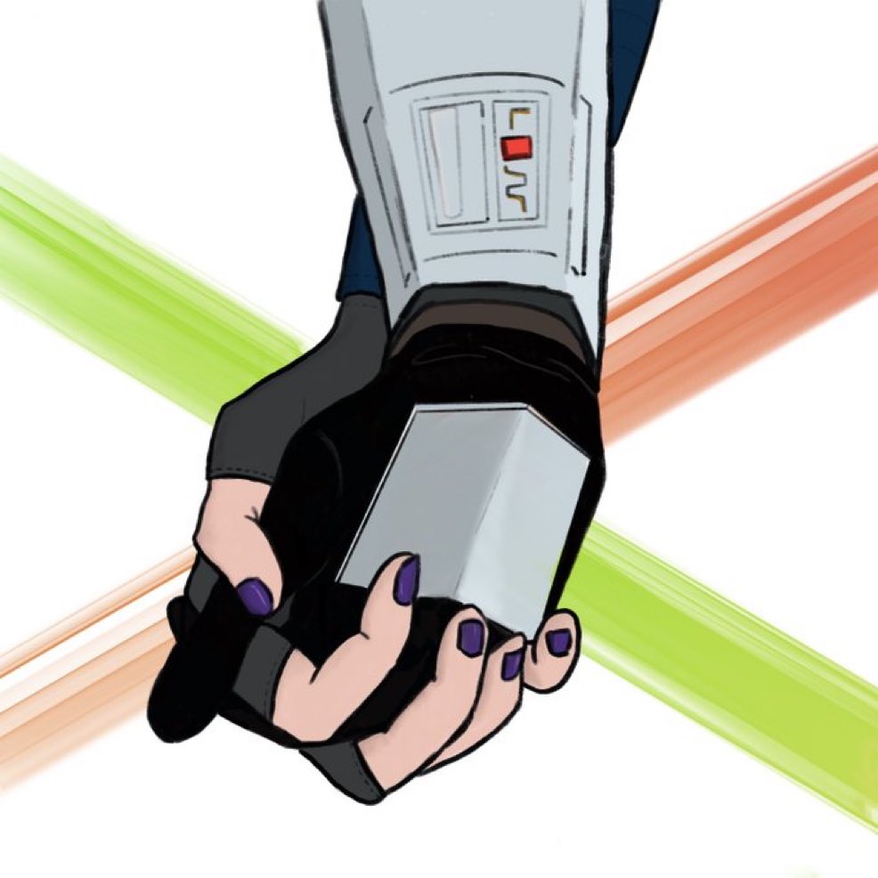 ShinHatiStatus's tweet photo. Shin Hati is still alive. Above all, Star Wars is about hope for a better future 💚🧡 I hope everyone had a lovely Pride month! https://t.co/lrtvKUtcf0