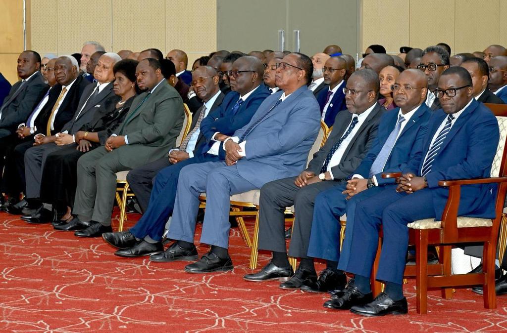 Eng_jubrin's tweet photo. Viongozi na wageni mbalimbali wakiwa kwenye hafla ya kupokea Gawio na Michango kutoka kwa Taasisi na Mashirika ya Umma, Ikulu Jijini Dar es Salaam,tarehe 30 Juni, 2026. https://t.co/qt15UM9JF8
