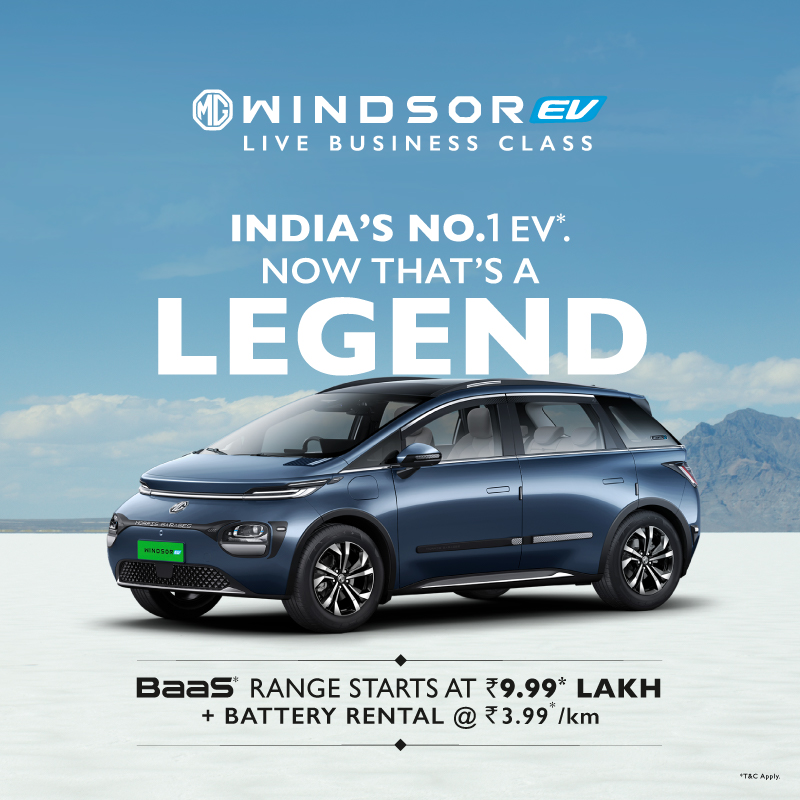 MGMotorIn's tweet photo. When 70,000+ families choose Business Class, it’s more than a claim.

It’s the trust behind India’s No. 1 EV. Now that’s a legend.

So, Ready for a Legendary Drive?

MG Windsor No.1 EV