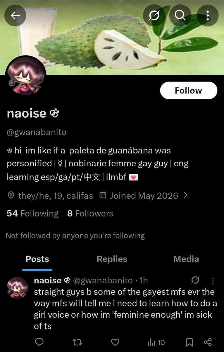 hermaphrodeer's tweet photo. Fawn, who went by Fiadh, and now Naoise is back on a new account (@/gwanabanito). He has been outed as a rapist/manipulative sexual abuser before.

Now he's gone full bigot and is harassing the community he used to represent.

#proqueer #radinclus #boygirlfemme #lesboytism https://t.co/D9301B4Ol4