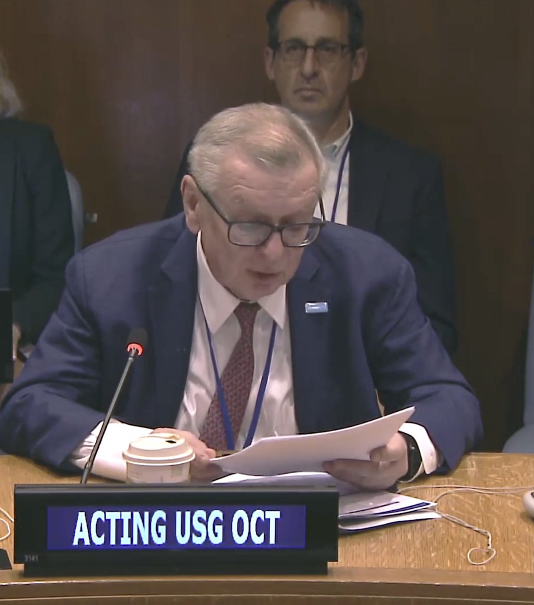 Gary_Weinstein_'s tweet photo. A front-row seat at UN Counter-Terrorism Week, directly behind Alexandre Zouev, Acting Under-Secretary-General of the United Nations Office of Counter-Terrorism (@UN_OCT), as he keynoted the public side event on national and regional counter-terrorism strategies, including preventing and countering violent extremism (PCVE).

Prevention holds when systems are designed to anticipate threats, not just react to them. The same logic should guide how we govern AI and digital assets.

#UNiteToCounterTerrorism