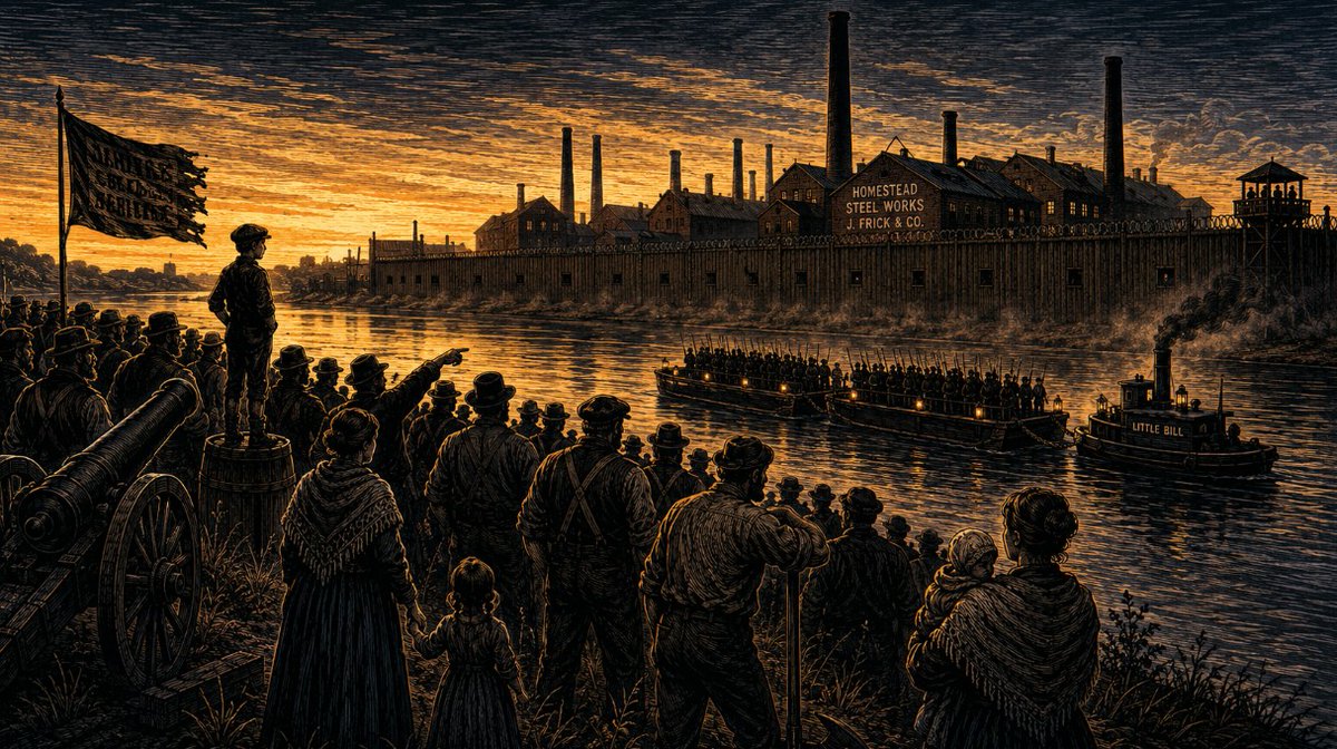 CernunnosF's tweet photo. Fort Frick and the Battle of Homestead 

134 years ago this week.

They lost the battle. They planted the seed every union since has grown from.

Mr. Wright tells the full story of Homestead. https://t.co/JLKBIFDdEl #labor https://t.co/KiDH3MU2lE
